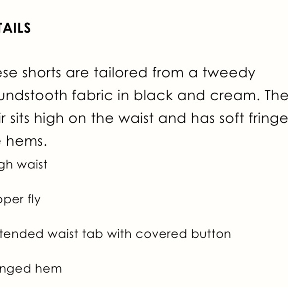 Chic Houndstooth Shorts. Lined. New. - image 3